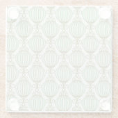 Motton Blau-Muster Glasuntersetzer (Rückseite)