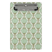 Motton Blau-Muster Mini Klemmbrett (Vorderseite)