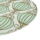 Motton Blau-Muster Schneidebrett (Ecke)