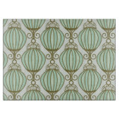 Motton Blau-Muster Schneidebrett (Vorderseite)