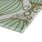 Motton Blau-Muster Schneidebrett (Ecke)