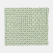 Motton Blaues Muster Fleecedecke (Vorderseite (Horizontal))