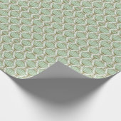 Motton Blaues Muster Geschenkpapier (Ecke)