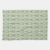 Motton Blaues Muster Geschirrtuch (Horizontal)