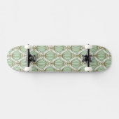Motton Blaues Muster Skateboard (Horizontal)