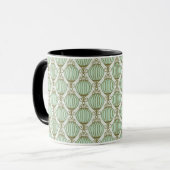 Motton Blaues Muster Tasse (Vorderseite Links)