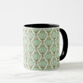Motton Blaues Muster Tasse (VorderseiteRechts)