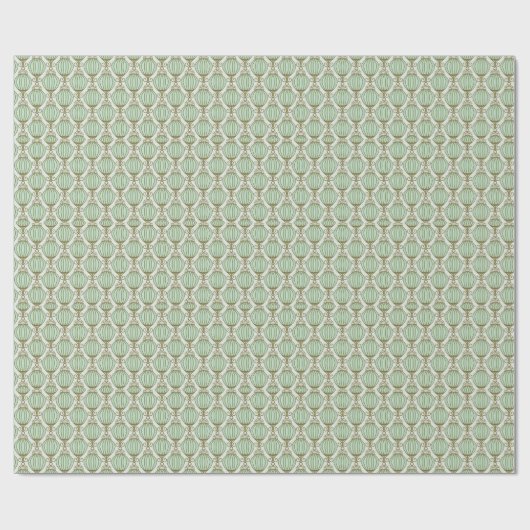 Motton Blue Pattern Geschenkpapier (Flach)