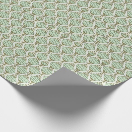 Motton Blue Pattern Geschenkpapier (Ecke)