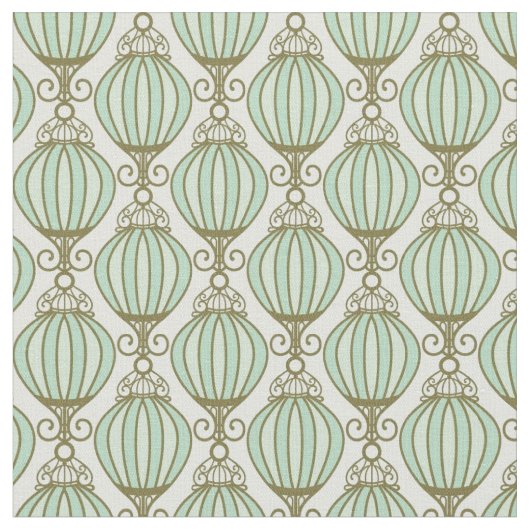 Motton Blue Pattern Stoff (Nahaufnahme)