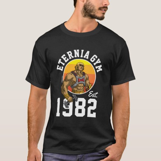 Motu - He-Man Eternia Gym Est 1982 T-Shirt (Vorderseite)