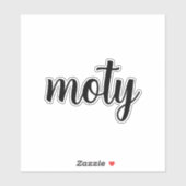 MOTY Mutter des Jahres Aufkleber, Aufkleber und me (Blatt)