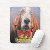 Moue Mat Basset Hound Mousepad (Mit Mouse)