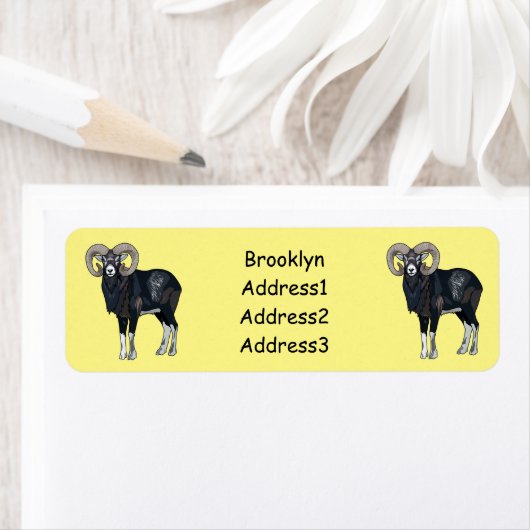 Mouflon-Cartoon (Insitu)