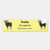 Mouflon-Cartoon Autoaufkleber (Vorne)