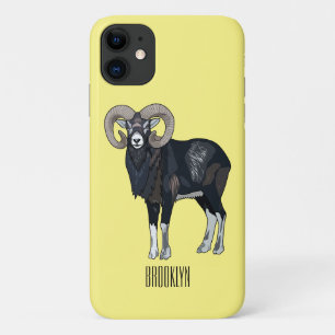 Mouflon-Cartoon Case-Mate iPhone Hülle