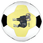 Mouflon-Cartoon Fußball (Gedreht)