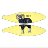 Mouflon-Cartoon Mini Basketball (Panele)