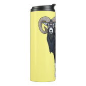 Mouflon-Cartoon Thermosbecher (Nach links gedreht)