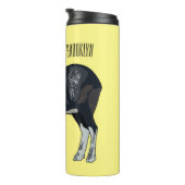 Mouflon-Cartoon Thermosbecher (Nach rechts gedreht)