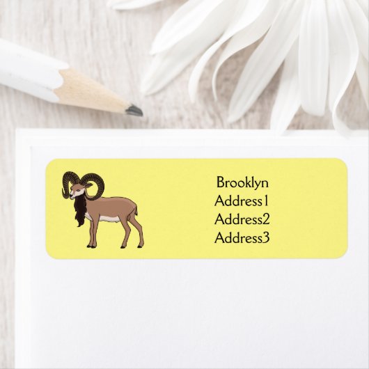 Mouflon-Ziegenbild (Insitu)