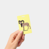 Mouflon-Ziegenbild Ausweis (Handheld)