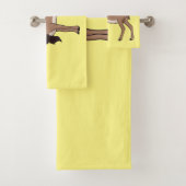 Mouflon-Ziegenbild Badhandtuch Set (Insitu)