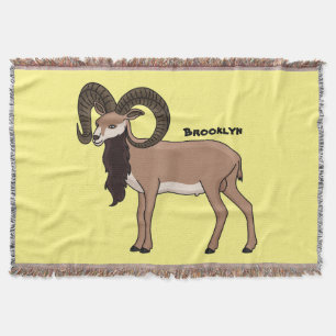 Mouflon-Ziegenbild Decke