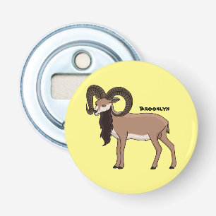 Mouflon-Ziegenbild Flaschenöffner