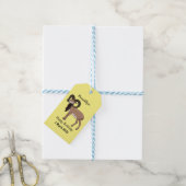 Mouflon-Ziegenbild Geschenkanhänger (Mit Garn)