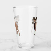 Mouflon-Ziegenbild Glas (Rechts)