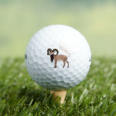 Mouflon-Ziegenbild Golfball (Insitu T-Shirt)