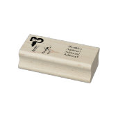 Mouflon-Ziegenbild Gummistempel (Stempel)