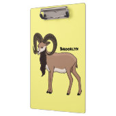 Mouflon-Ziegenbild Klemmbrett (Links)
