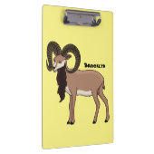 Mouflon-Ziegenbild Klemmbrett (Rechts)
