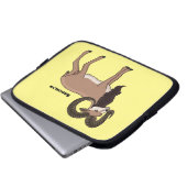 Mouflon-Ziegenbild Laptopschutzhülle (Vorne Knopf)