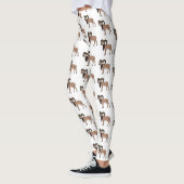 Mouflon-Ziegenbild Leggings (Links)