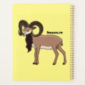 Mouflon-Ziegenbild Planer (Rückseite)