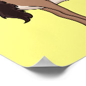 Mouflon-Ziegenbild Poster (Ecke)