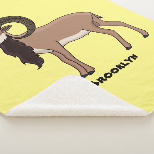 Mouflon-Ziegenbild Sherpadecke (3/4)