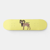 Mouflon-Ziegenbild Skateboard (Horizontal)