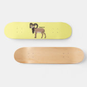 Mouflon-Ziegenbild Skateboard (Horizontal)