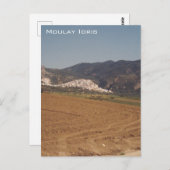 Moulay Idris Postkarte (Vorne/Hinten)