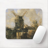 Moulin de la Galette, Montmartre, 1861 Mousepad (Mit Mouse)