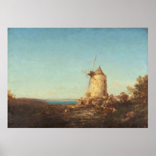 Moulin De Saint-Miter, Près De Martigues Poster