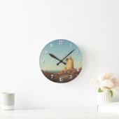 Moulin De Saint-Miter, Près De Martigues Runde Wanduhr (Zuhause)