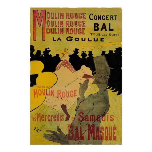 Moulin Rouge: La Goulue Poster (Vorderseite)