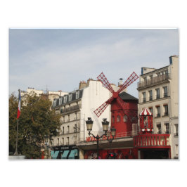 Moulin Rouge! Paris Frankreich Fotografie, Wohnges Fotodruck