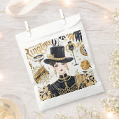 Moulin rouge Stil, schwarz und gold, Reich Luxus Geschenktütchen (Ausgeschnitten)