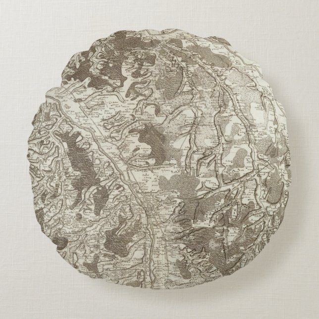 Moulins Rundes Kissen (Vorderseite)